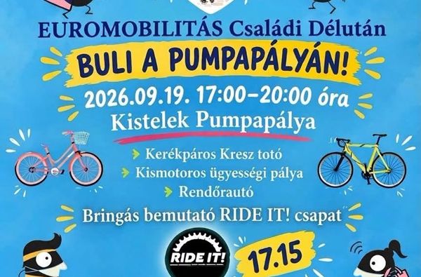 Buli lesz a kisteleki pumpapályán, esti kalandtúra a városban