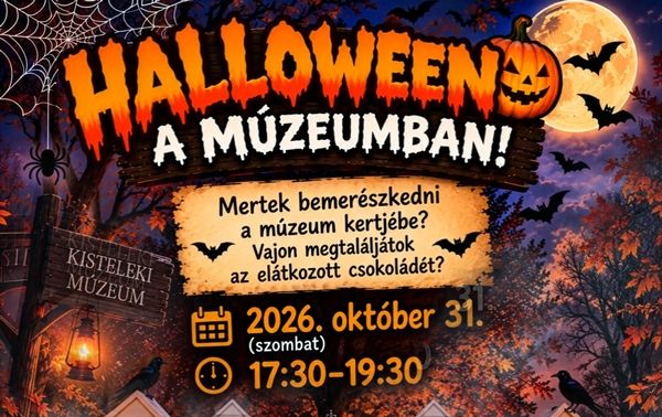 A Mindenszenteki lámpás séta után Hallooween a múzeumkertben