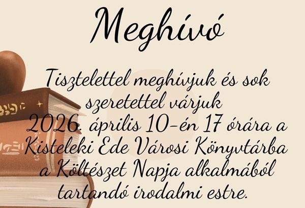 Költészet napja a városi könyvtárban