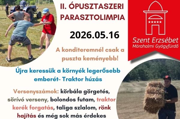Jön a II. Ópusztaszeri Parasztolimpia - Mert a konditeremnél csak a puszta keményebb! 