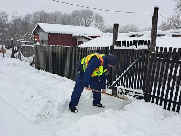 Külterületi segítségnyújtás a rendkívüli téli időjárásban