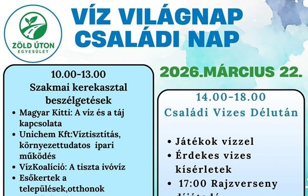 Víz Világnap Családi Nap Kisteleken