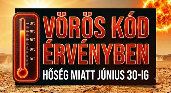 Hőségriasztás: vörös kód!